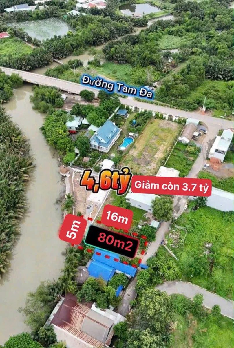 Bán đất 81m2 (5x16m) Tam Đa, Trường Thạnh, Thủ Đức - 3.7 tỷ - Ảnh 1