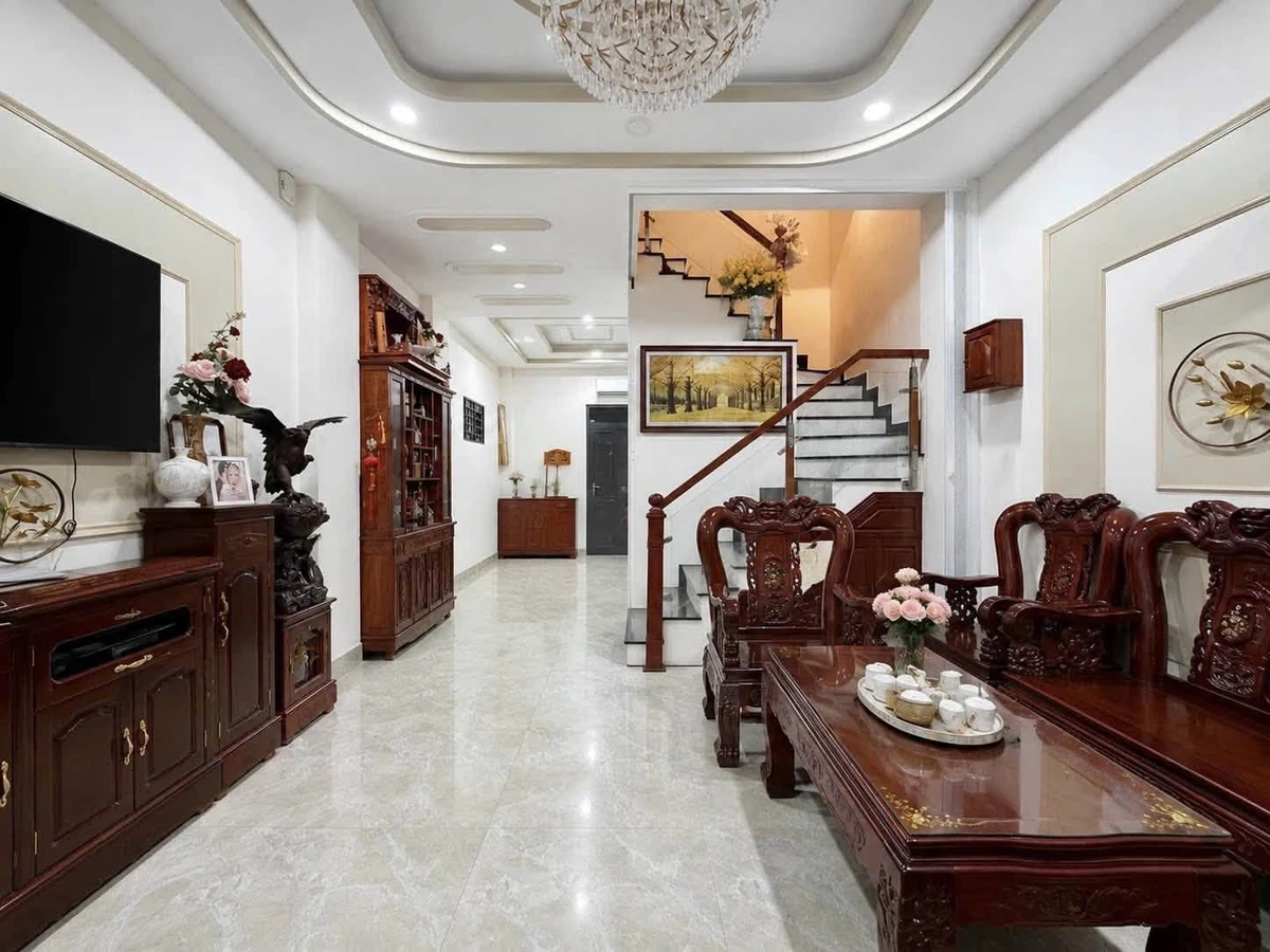 Bán nhà 3 tầng 63,5m², 4PN, hẻm ô tô 7 chỗ, Hoàng Hoa Thám, Bình Thạnh - Ảnh thu nhỏ 3