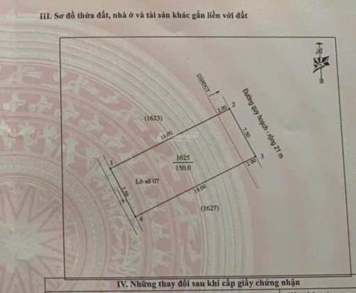 Bán đất quy hoạch Hưng Đông, xây dựng tự do rộng 7,5m, đường quy hoạch 12m rải thảm nhựa