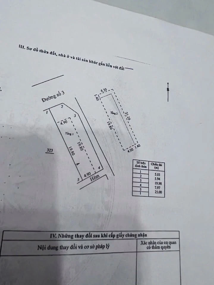 Bán nhà 1 trệt 1 lầu mặt tiền 193m2 Sao Mai 4,59 tỷ - Ảnh thu nhỏ 4