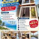 Bán nhà 3 tầng 155m² mặt kiệt Hà Huy Tập gần biển Thanh Khê - Ảnh thu nhỏ 1