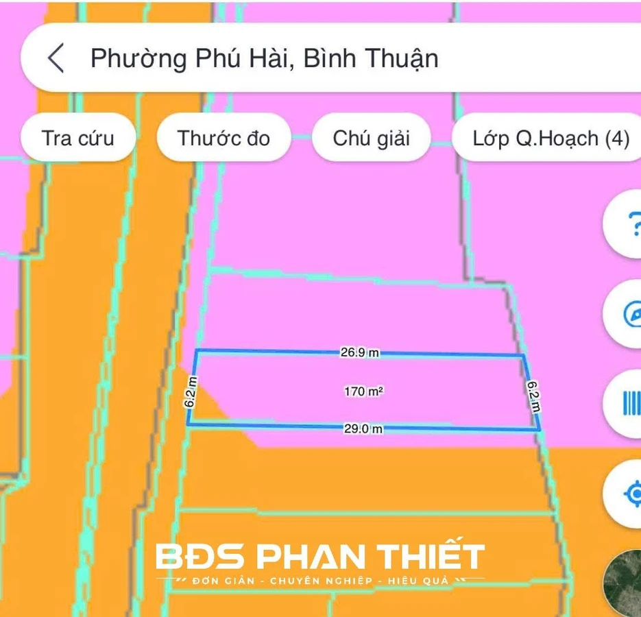 Bán đất mặt tiền Phú Hài 169.5 m² giá 2.85 tỷ Phan Thiết - Ảnh 1