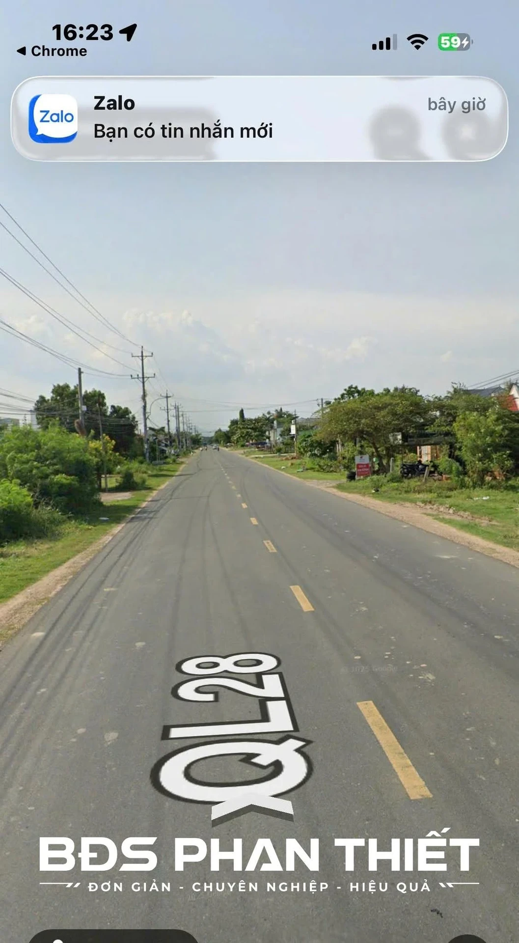 Bán đất mặt tiền Quốc lộ 28 Hàm Chính 882 m2 - Ảnh 1