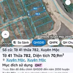 Bán lô đất 5x14m Xuyên Mộc, 1 tỷ 3 - Ảnh thu nhỏ 2