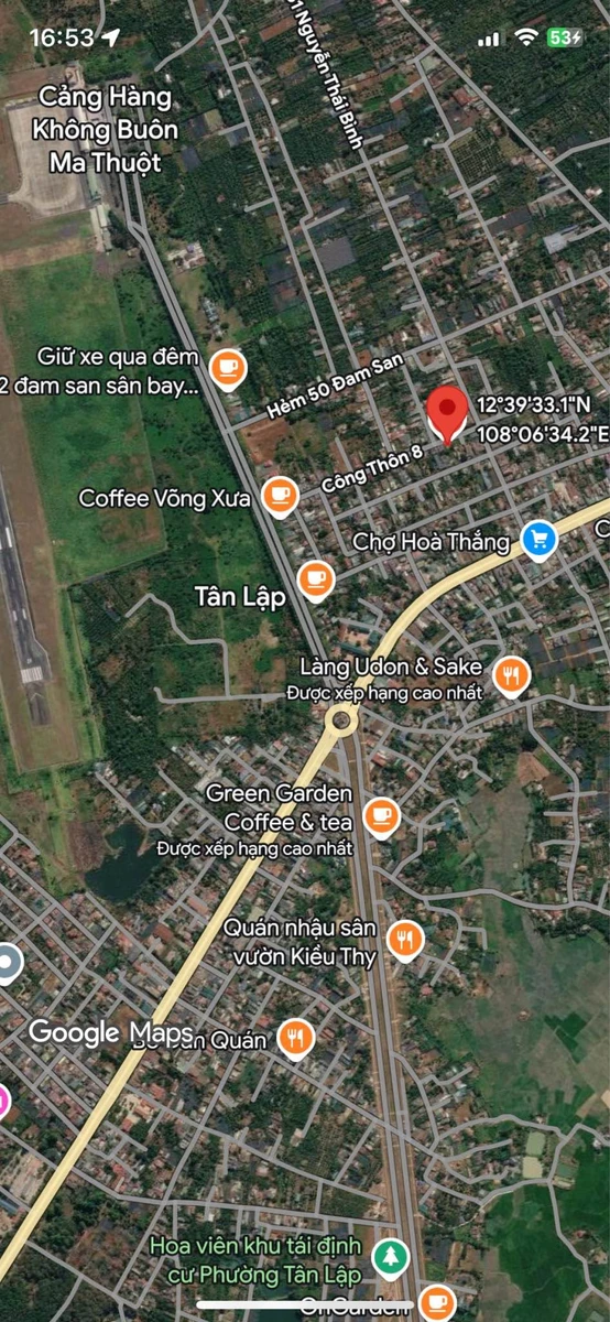 Bán đất 7x23m trục chính cổng chào Thôn 8 Hòa Thắng, Phường Tân Lập, Buôn Ma Thuột - Ảnh 1