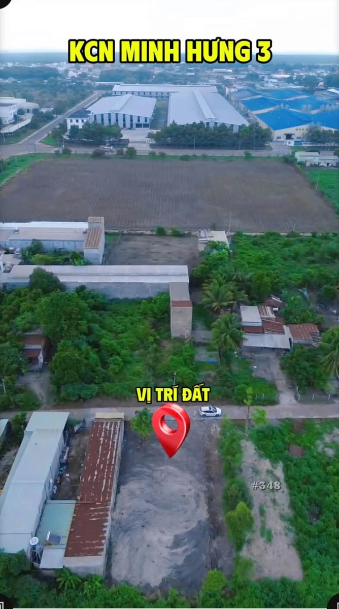 Bán đất 50m² xây trọ gần KCN Minh Hưng 3, giá 599 triệu - Ảnh thu nhỏ 2