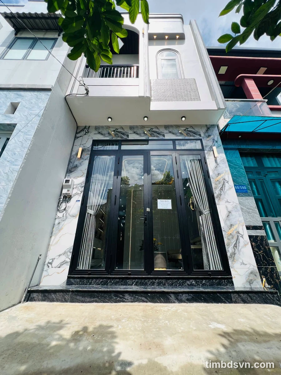 Bán nhà trệt lầu 59.6m² 3 phòng ngủ Cần Thơ 3 tỷ 49 - Ảnh 1