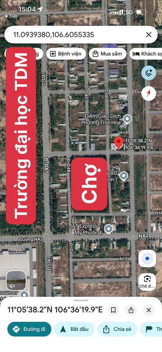 Bán đất Mỹ Phước 4, 308m², 3.5 tỷ - Ảnh 1