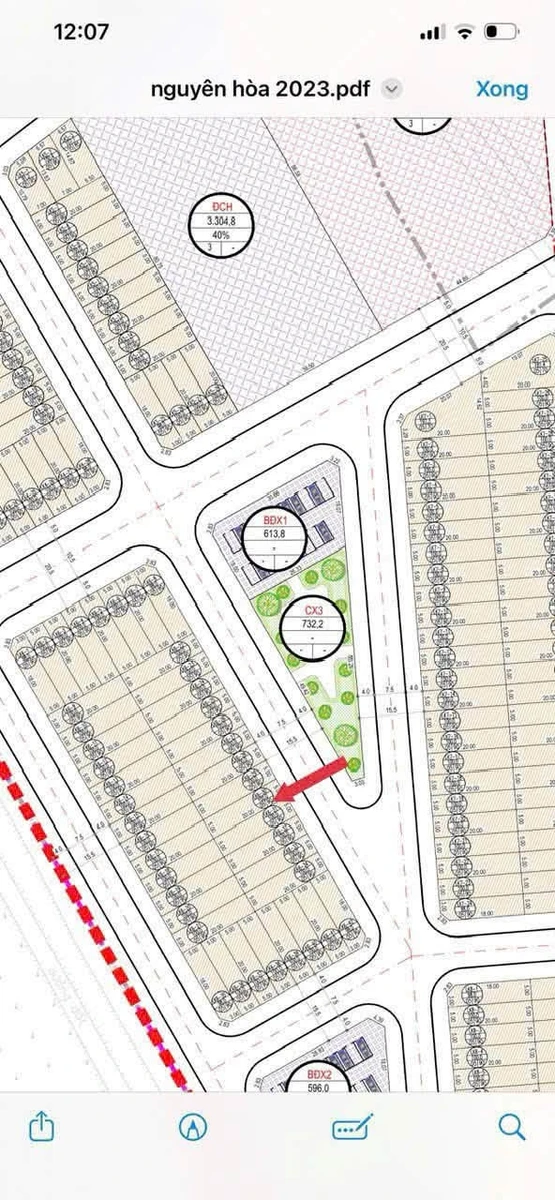 Bán đất Nhà Bè 100 m² 2 tỷ hướng đông - Ảnh thu nhỏ 2