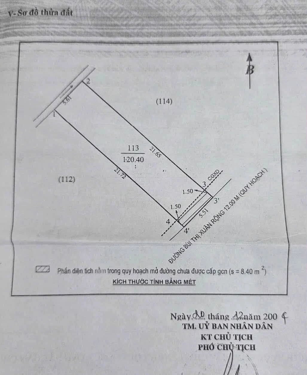 Bán đất 120m² mặt đường Bùi Thị Xuân, gần Đại học Vinh - Ảnh 1