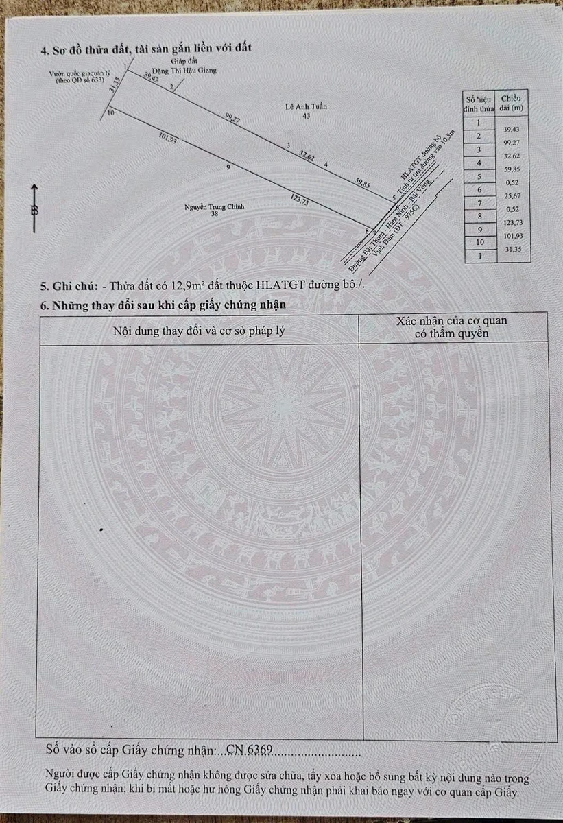 Bán đất 6299,5m² Rạch Giá An Giang 3 tỷ 800 - Ảnh thu nhỏ 2