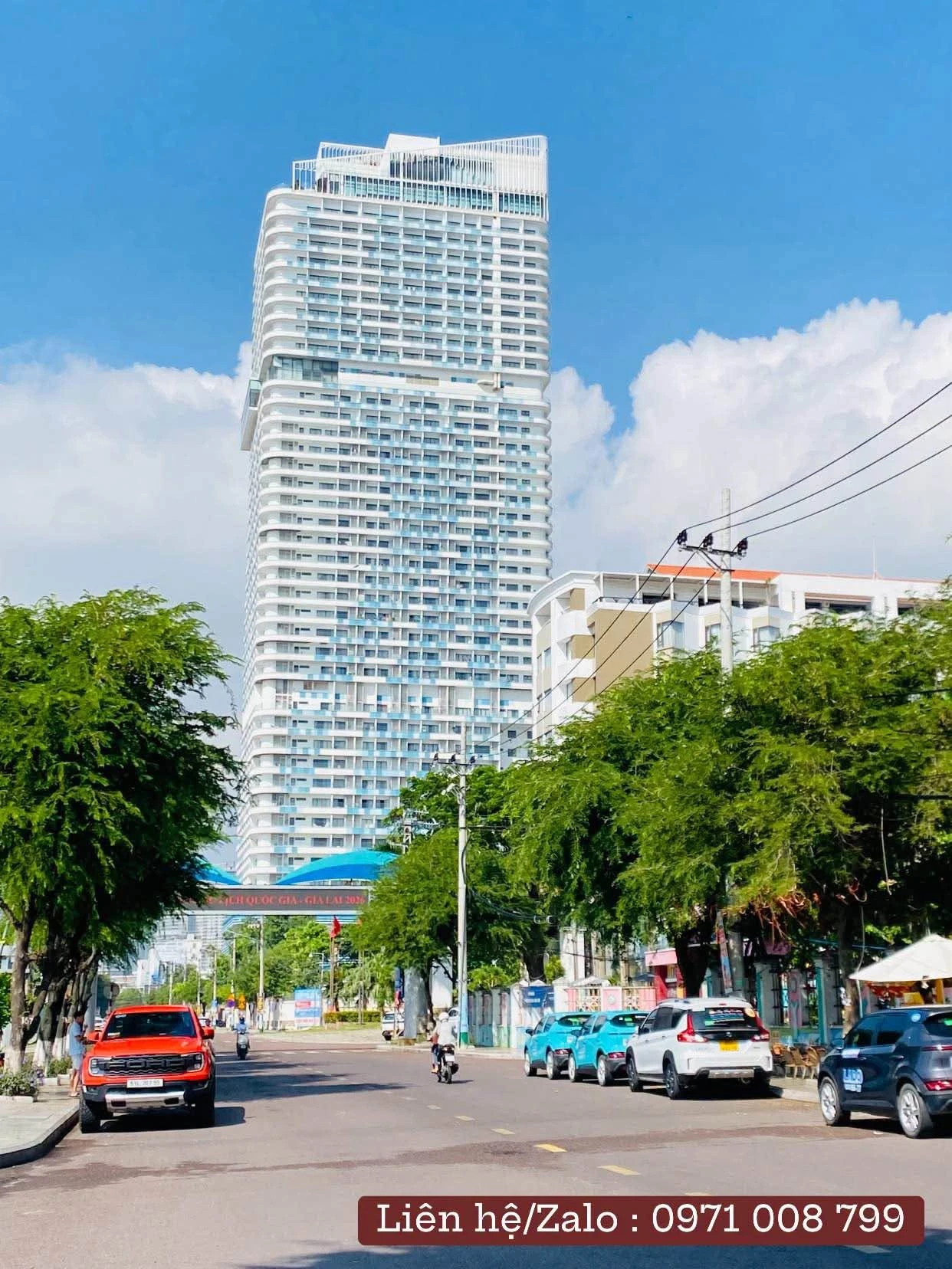 Bán căn hộ studio TMS Quy Nhơn 47m2 tầng 27 view biển, nội thất full - Ảnh 1