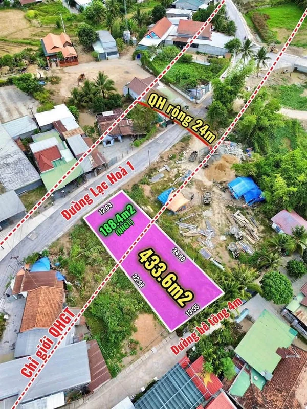 Bán đất Diên Khánh 433.6m² đường Lạc Hòa 2.999 tỷ