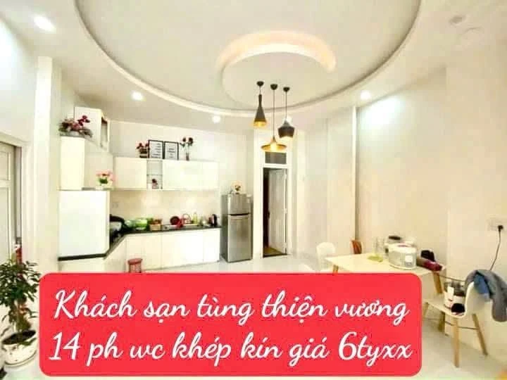 Bán khách sạn 4 tầng 14 phòng 116m2 đường Tùng Thiện Vương, Huế