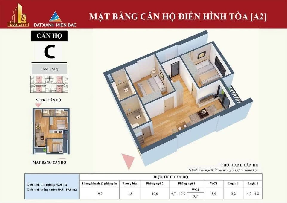 Bán căn hộ view biển 62m² tại Luxcity Cẩm Phả 1,5 tỷ - Ảnh 1