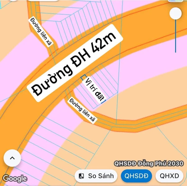 Bán đất nền 170 m² Tân Hưng Đồng Phú 500 triệu