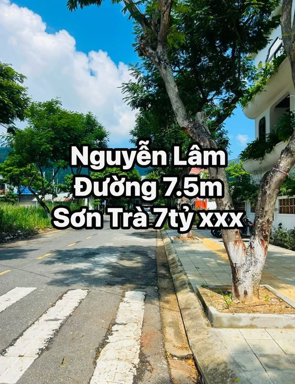Bán đất 100m2 đường 7.5m Sơn Trà Đà Nẵng 7 tỷ