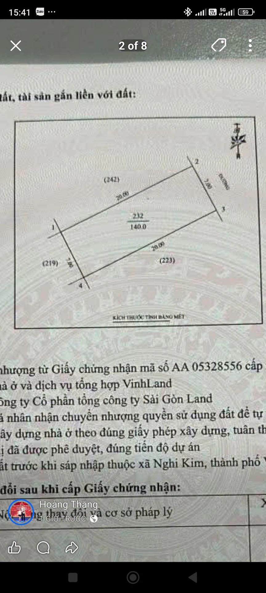 Bán đất TecCo Nghi Kim, Nhà Bè 140m², hơn 3 tỷ - Ảnh 1