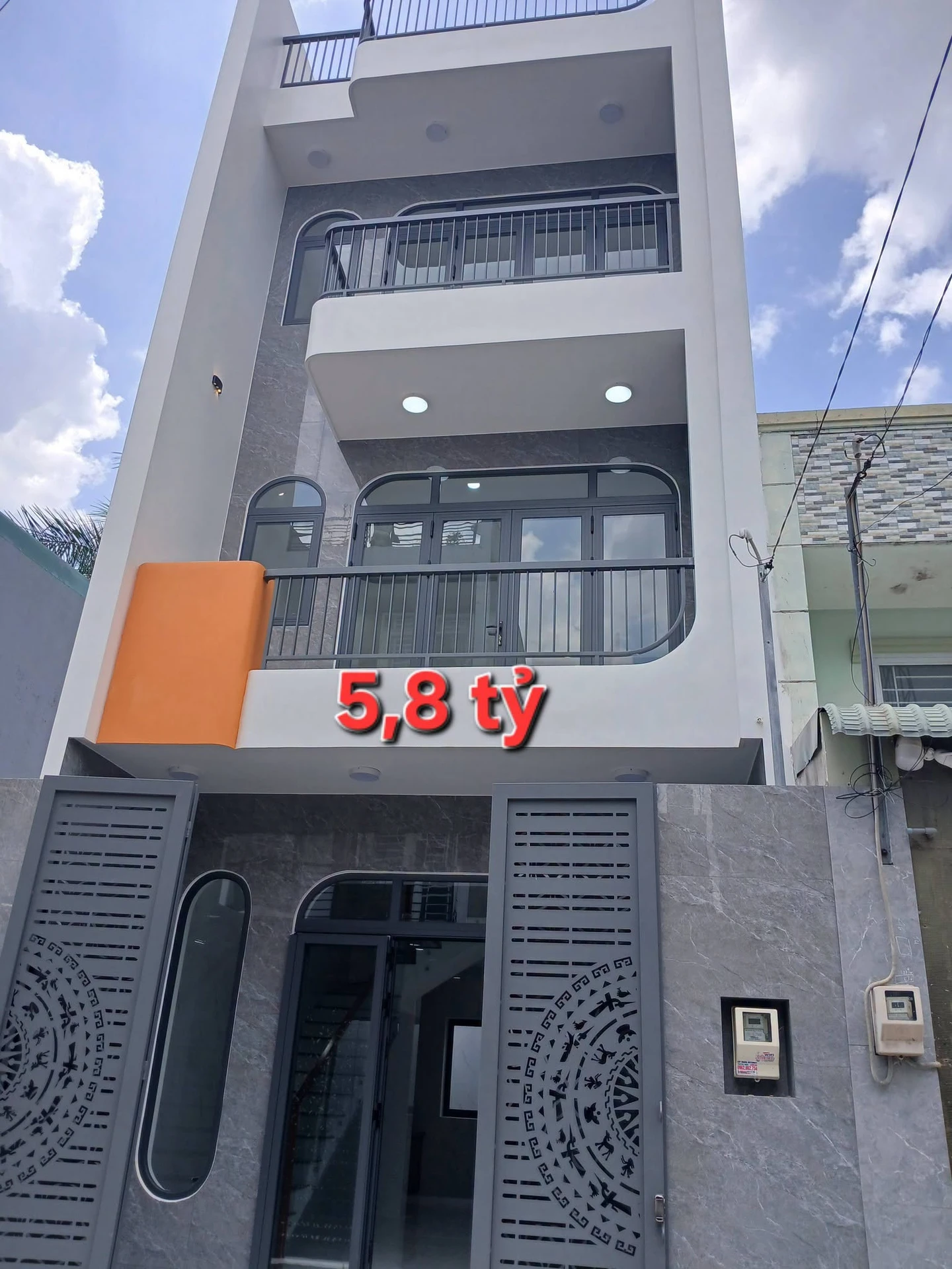 Bán nhà 4 tầng 156m2, 4 PN cạnh Vinhomes, Quận 9, 5,8 tỷ - Ảnh 1