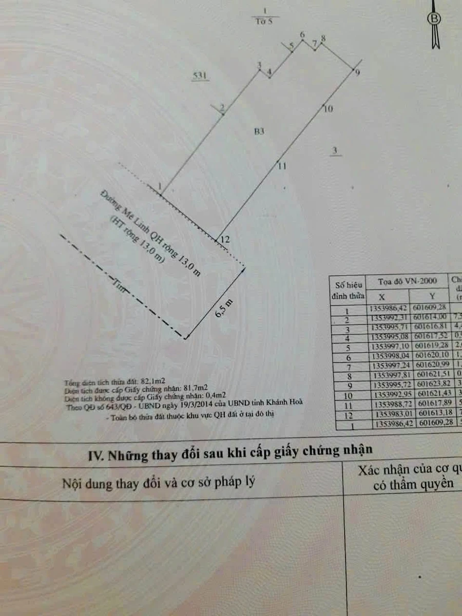 Bán nhà 3 tầng Mê Linh Nha Trang 81,7m² 15,5 tỷ - Ảnh thu nhỏ 2