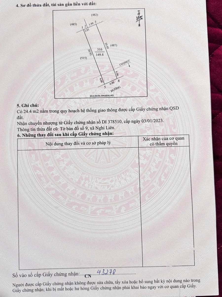 Bán đất mặt đường Kim Chi Nghi Liên 149,8m2 - Ảnh 1