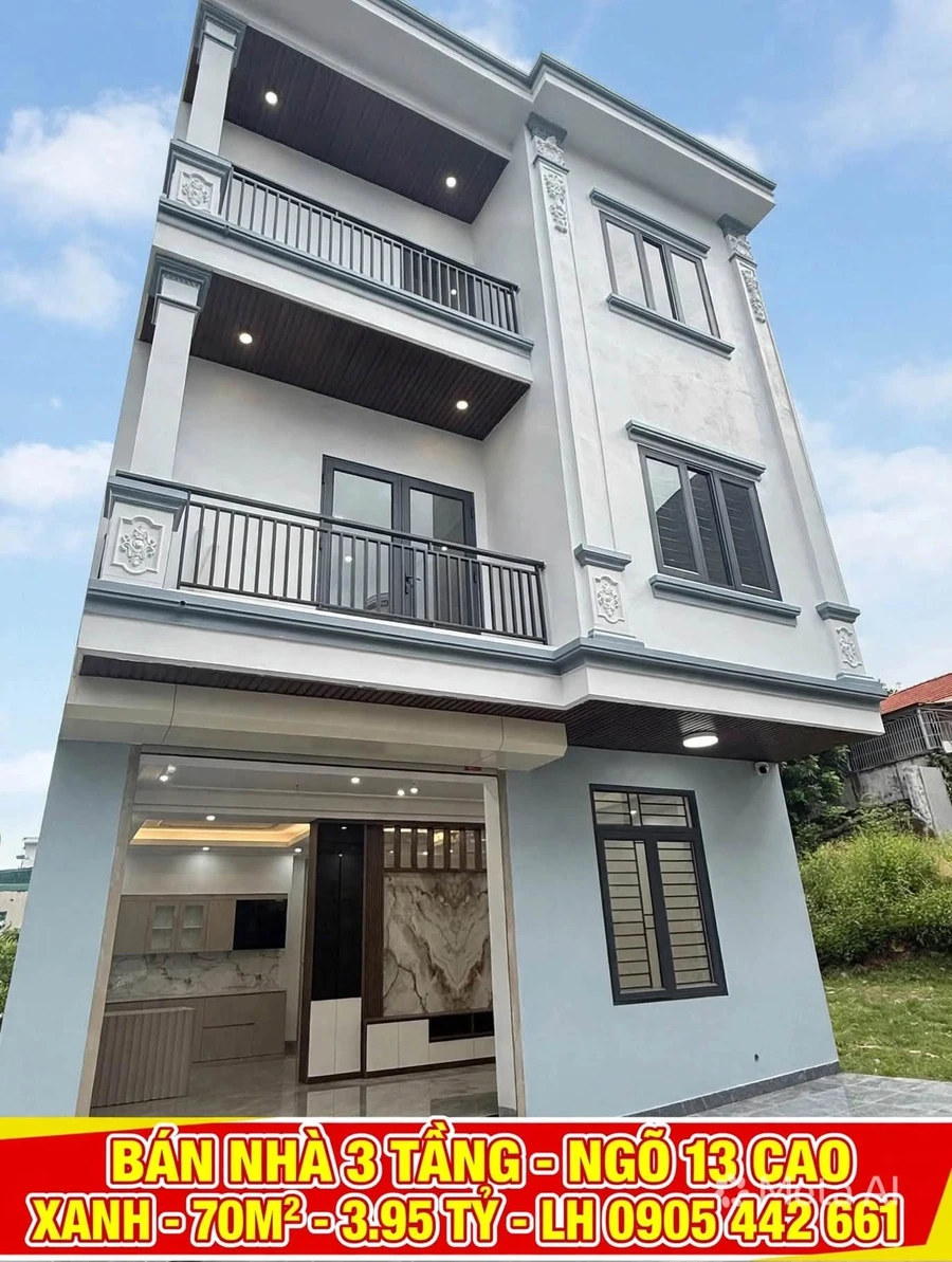 Bán nhà 3 tầng 70m² Cao Xanh Hạ Long 3,95 tỷ - Ảnh 1
