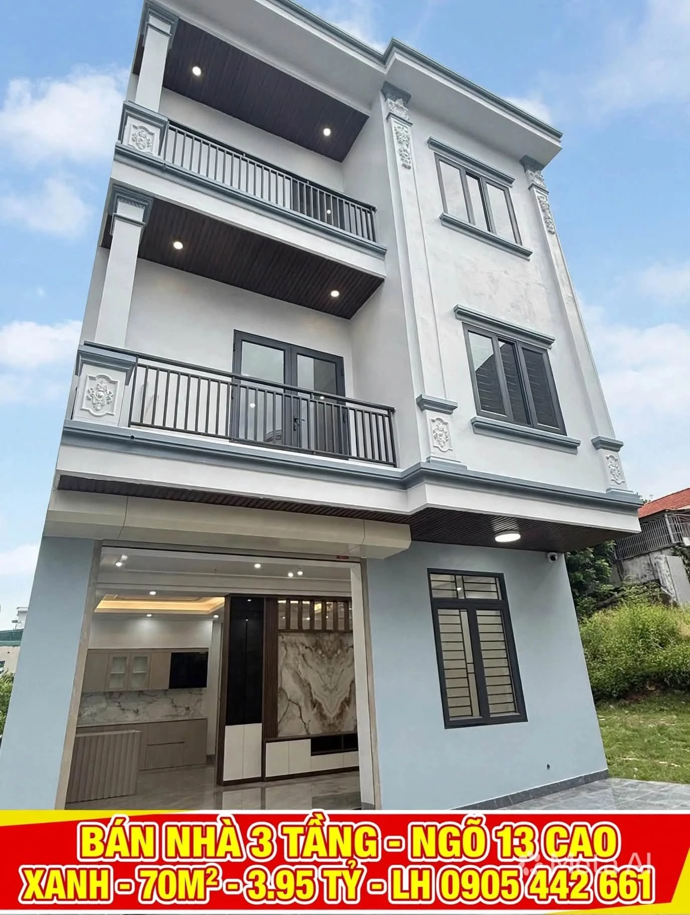 Bán nhà 3 tầng 70m² Cao Xanh Hạ Long 3,95 tỷ - Ảnh 1