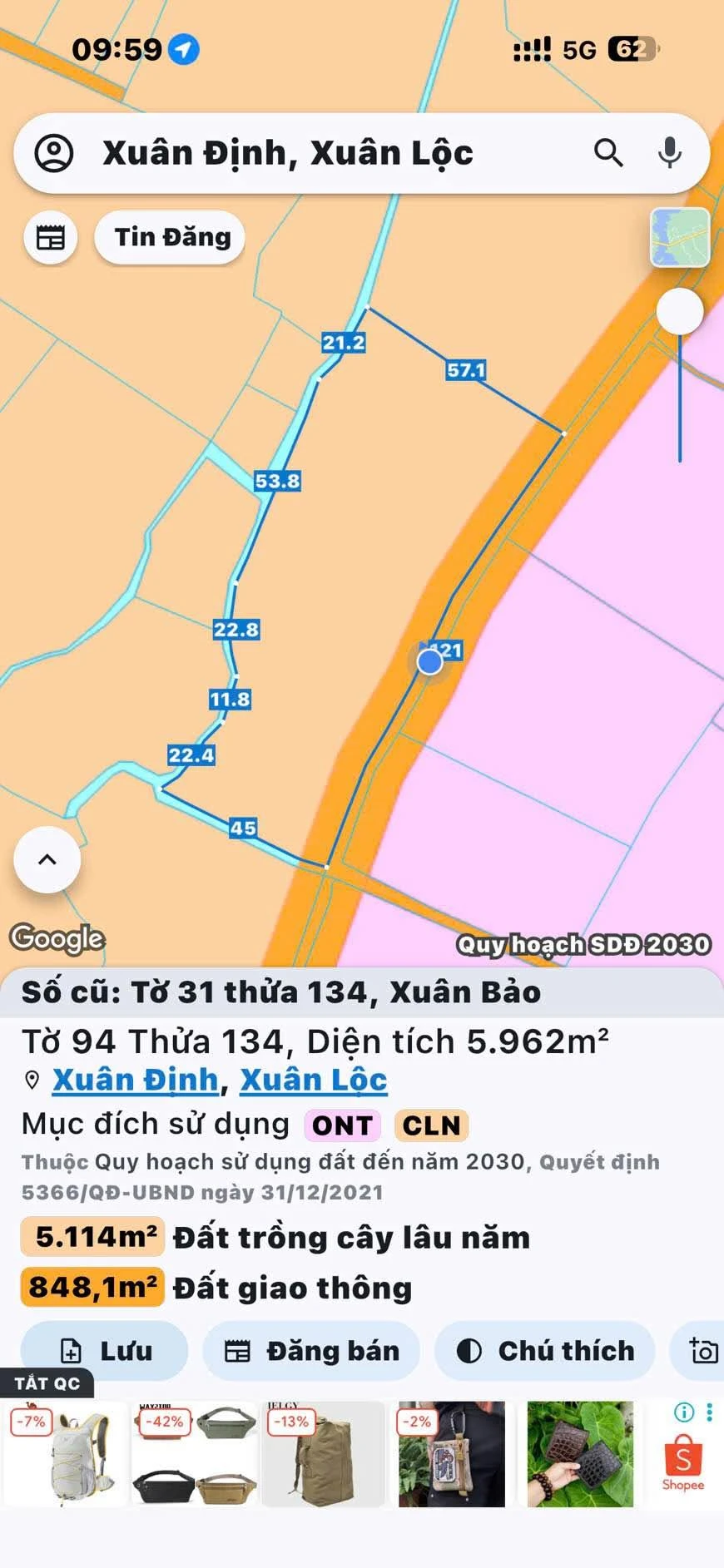 Bán đất 6000m2 Xuân Định, Đồng Nai, sổ hồng riêng - Ảnh 1