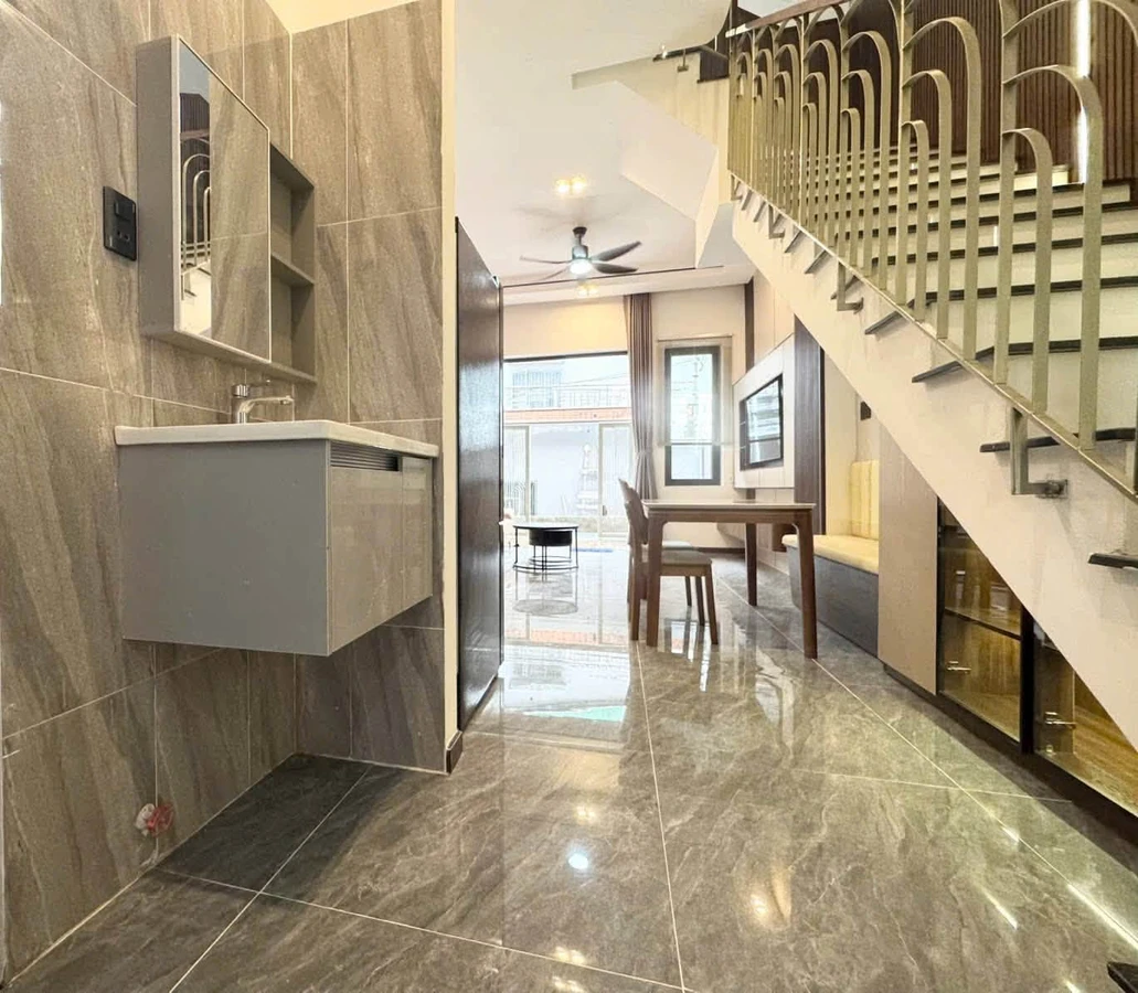 Cho thuê nhà 3 tầng 60m² full nội thất Nguyễn Phước Nguyên - Ảnh thu nhỏ 5