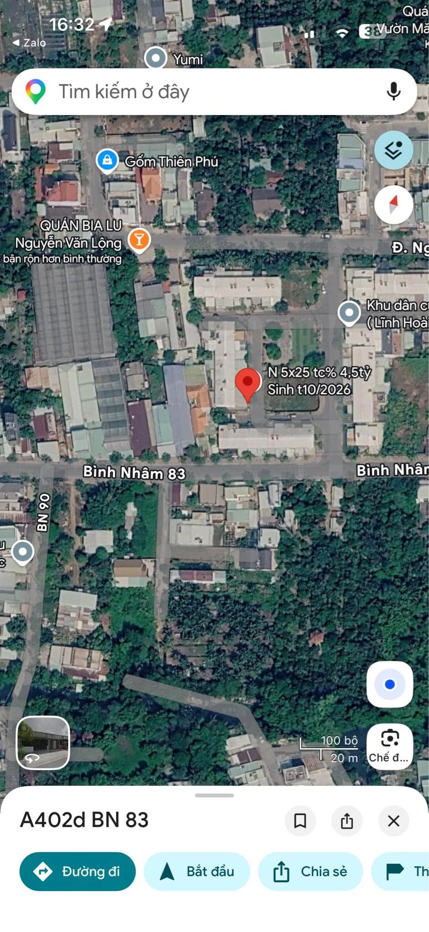 Bán nhà mặt tiền 5x25m, 3PN, Lái Thiêu, 4,5 tỷ - Ảnh 1