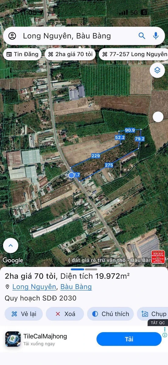 Bán gấp 2 ha mặt tiền ĐT 749, giá 70 tỷ - Ảnh thu nhỏ 2