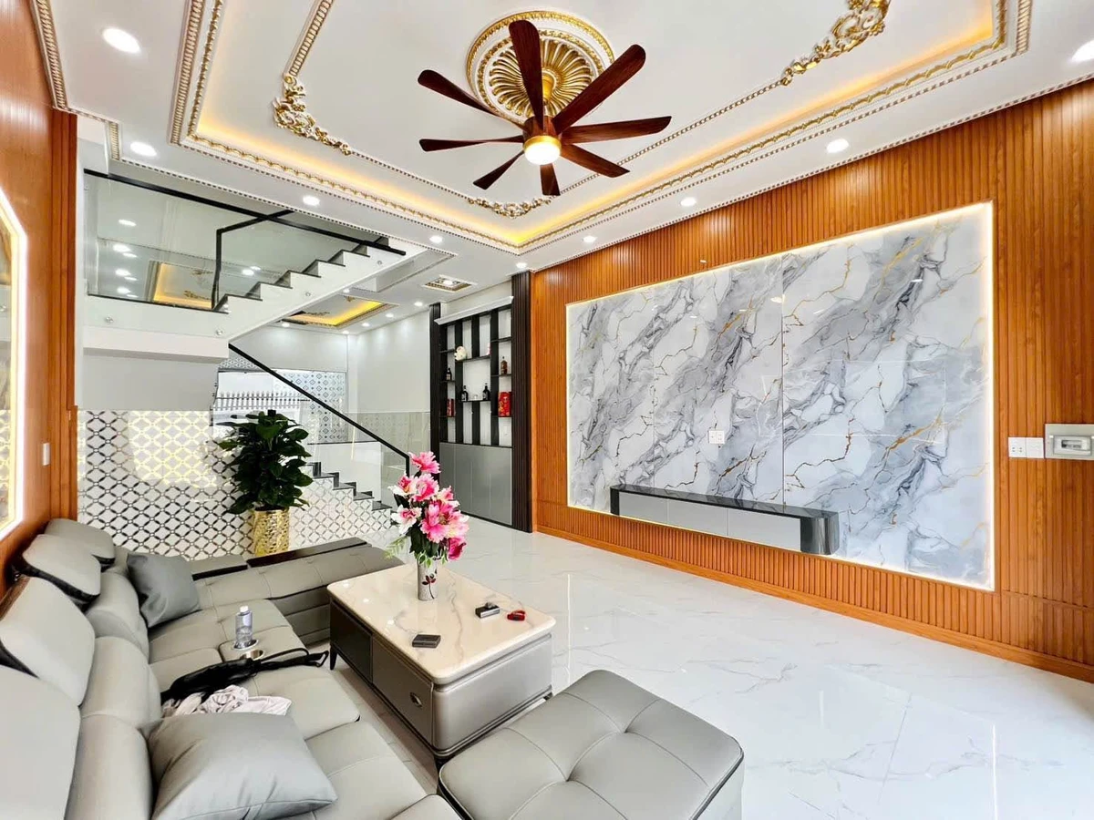 Bán nhà phố 4,5x14m, trệt 3 lầu, 4PN, đường Hiệp Thành 13, Tân Thới Hiệp, Quận 12 - Ảnh thu nhỏ 4