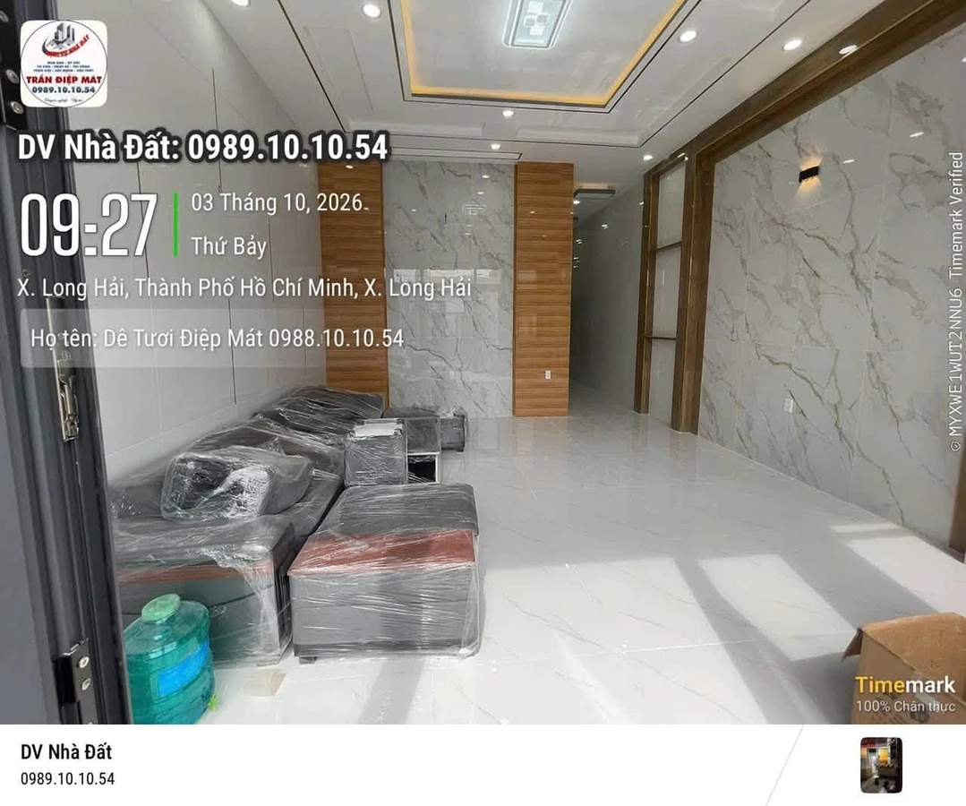 Bán nhà 2PN 60m² Long Hải, Nhà Bè, gần biển 2 tỷ 492 tr - Ảnh thu nhỏ 2