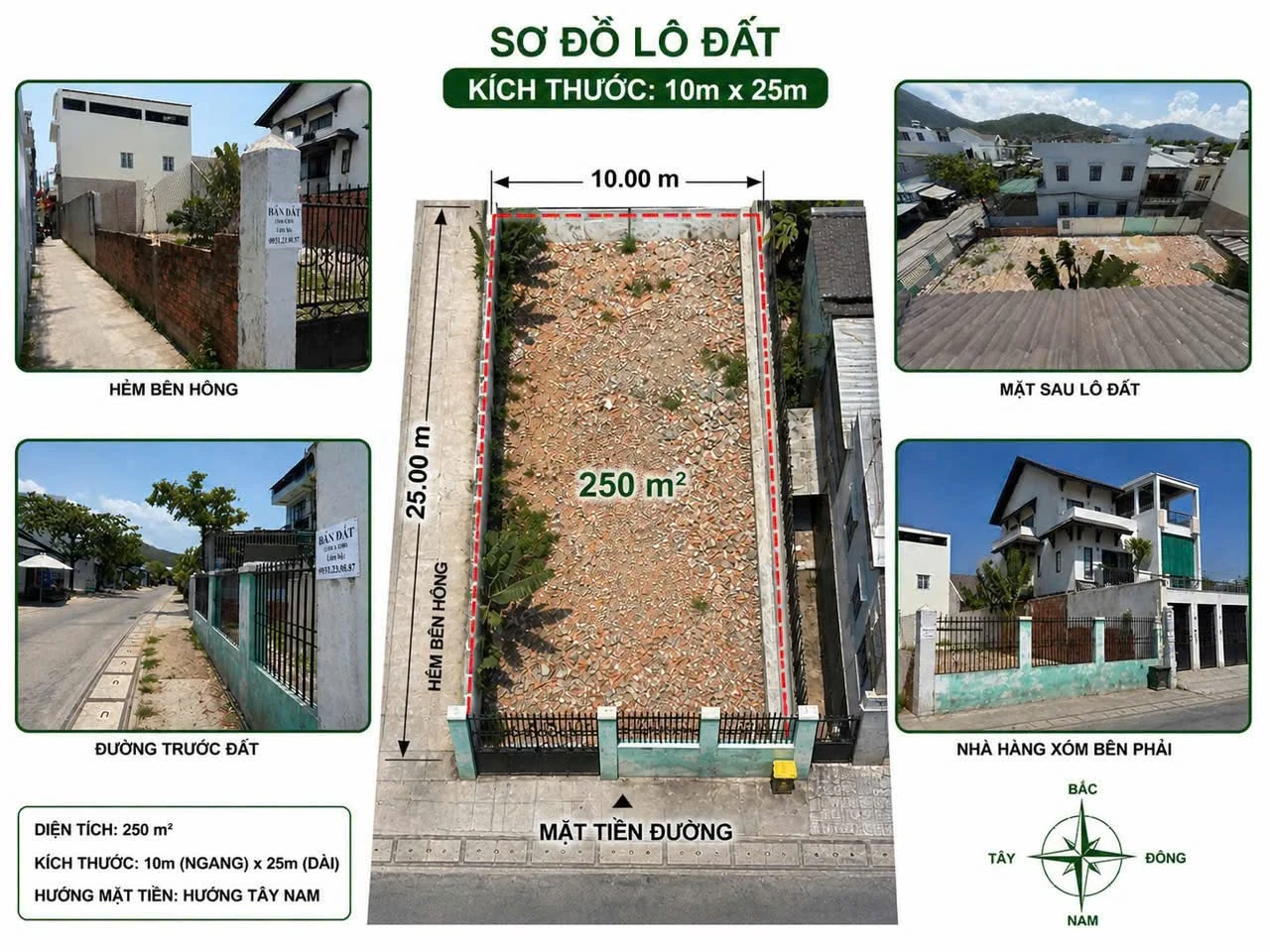 Đất mặt đường Lư Giang Phước Đồng 250,7m², Nha Trang - Ảnh 1