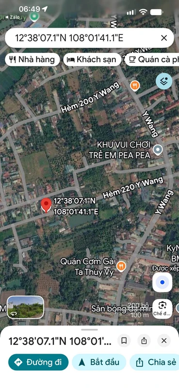 Bán đất 115m2 mặt tiền hẻm Y Wang Thủ Đức 1,69 tỷ