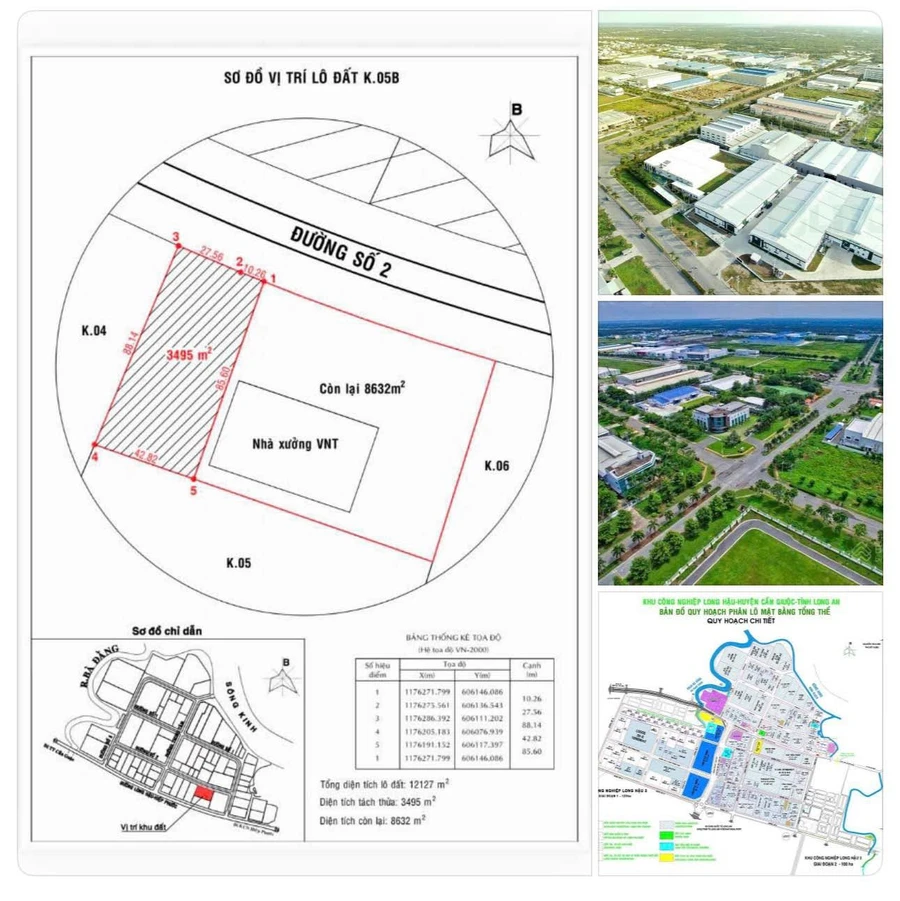 Bán xưởng kho 12.000m² KCN Long Hậu Long An, 90 tỷ - Ảnh 1