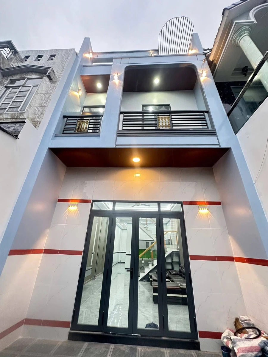Bán nhà lầu trệt sổ riêng hoàn công 5x20m, 3 phòng ngủ, Khánh Bình, Tân Uyên - Ảnh thu nhỏ 2