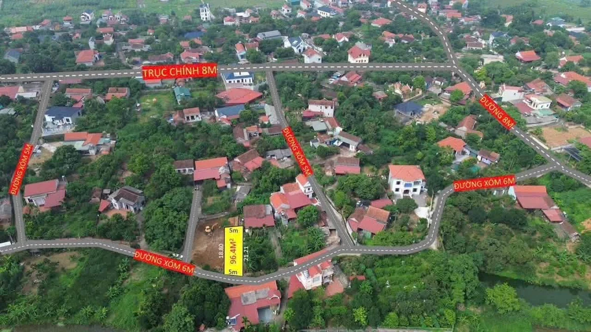 Bán đất 96,4m² full thổ cư Tam Nông Phú Thọ - Ảnh thu nhỏ 2