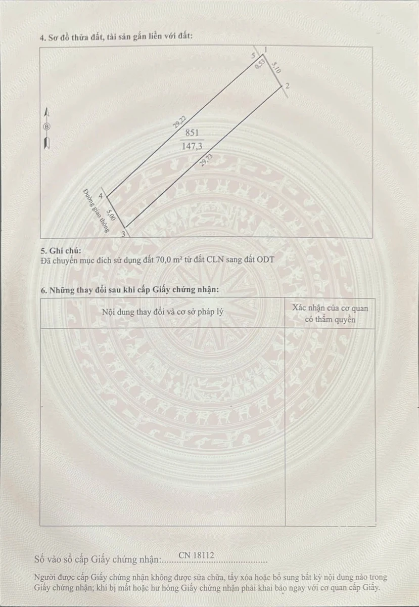 Bán nhà 2 tầng 3PN diện tích 147m2 Vân Phú - Ảnh thu nhỏ 4