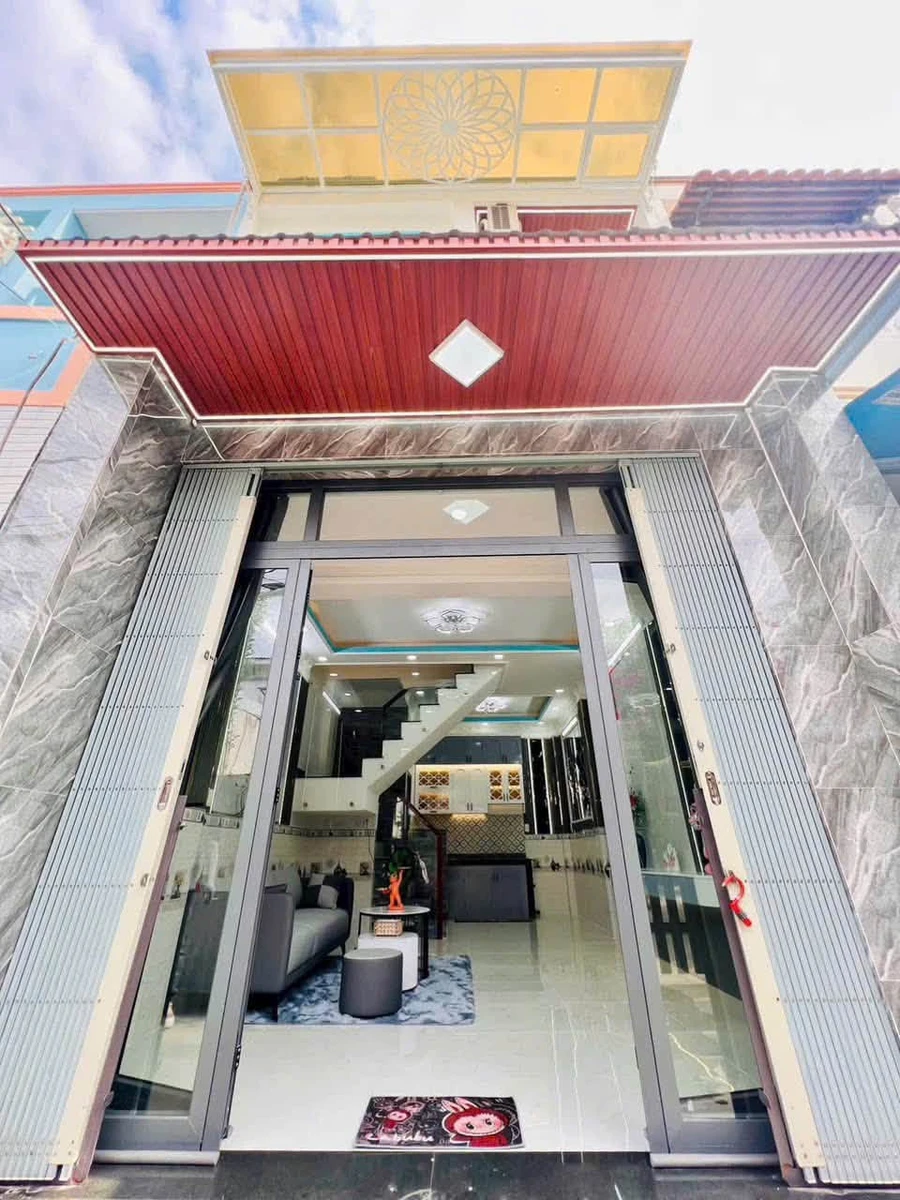 Bán nhà 1 lầu mặt tiền Huỳnh Tấn Phát 32m2 Nhà Bè - Ảnh thu nhỏ 2
