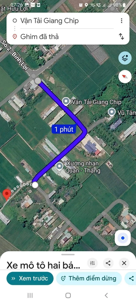 Bán đất 142m² full thổ cư gần đường Số 2 Bình Lợi, 1 tỷ 100 triệu - Ảnh thu nhỏ 3