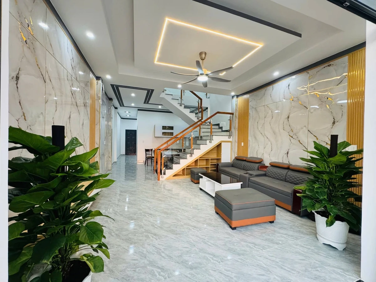 Bán nhà 1 trệt 1 lầu 3 PN 99m² Tân Định Bến Cát - Ảnh thu nhỏ 3
