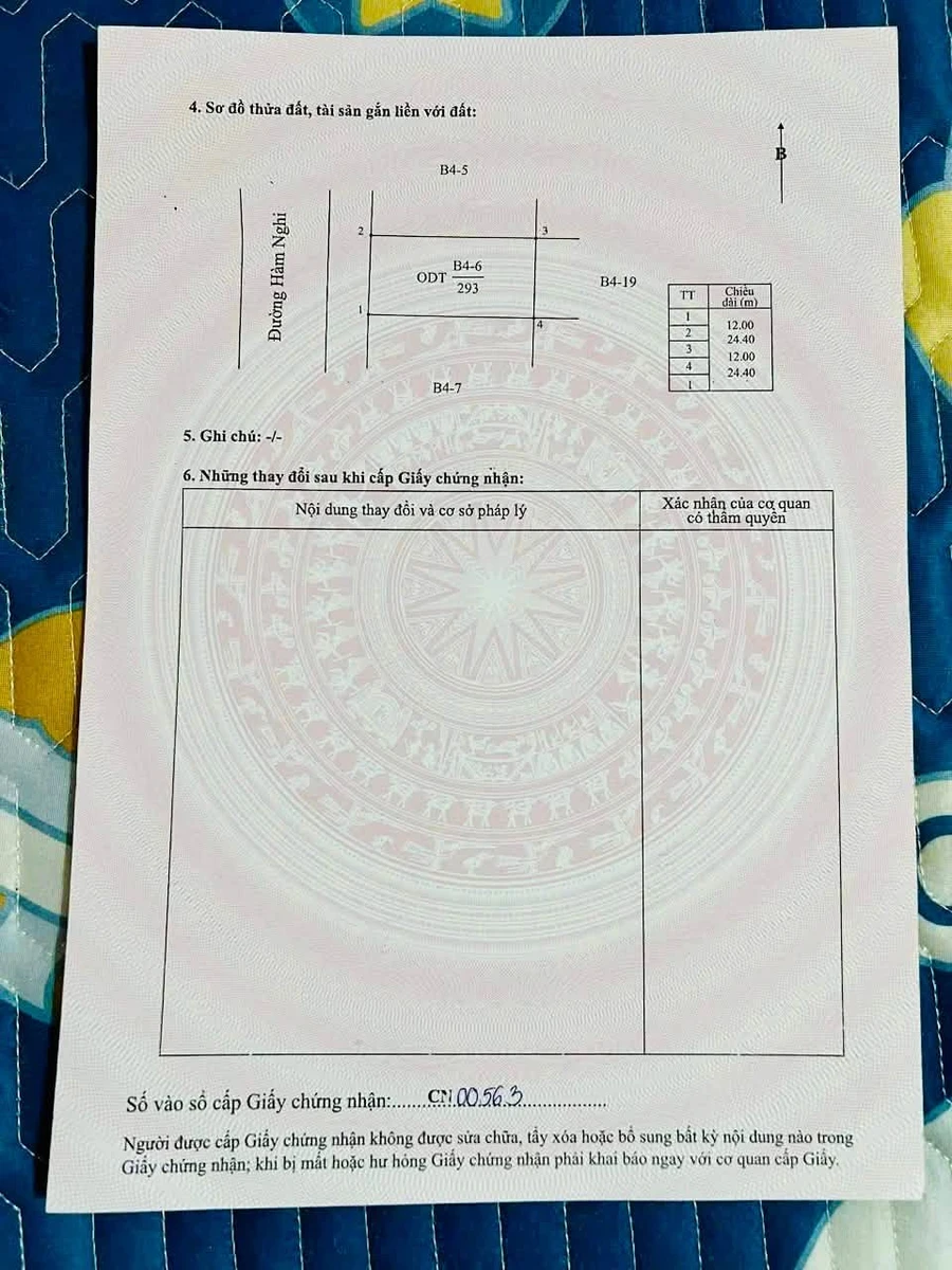 Bán đất thổ cư 12x24m đường Hàm Nghi, TĐC Đắk Nia, phường Đông Gia Nghĩa - Ảnh 1