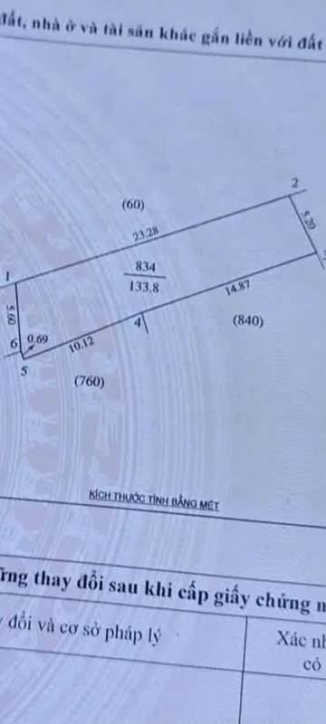 Bán đất Phú đường Nghi Phú 133.8m² giá 2.8 tỷ