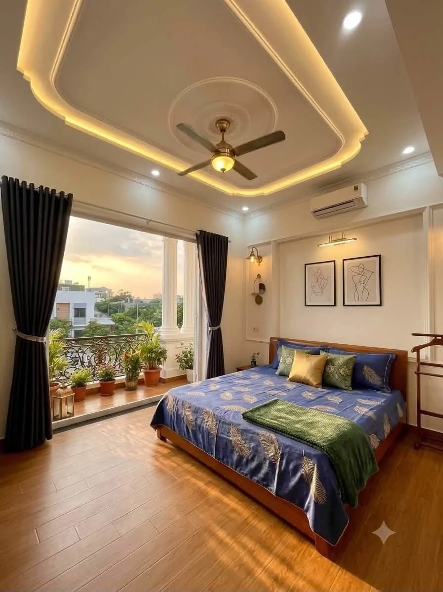 Bán nhà 4 phòng ngủ 90m² kiểu Tân Cổ Điển, Bàu Cả - Ảnh thu nhỏ 5