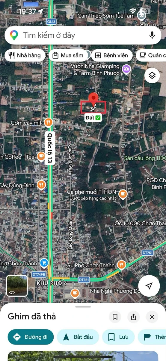 Bán đất Chơn Thành 60m2 giá 1 tỷ 90 triệu - Ảnh 1