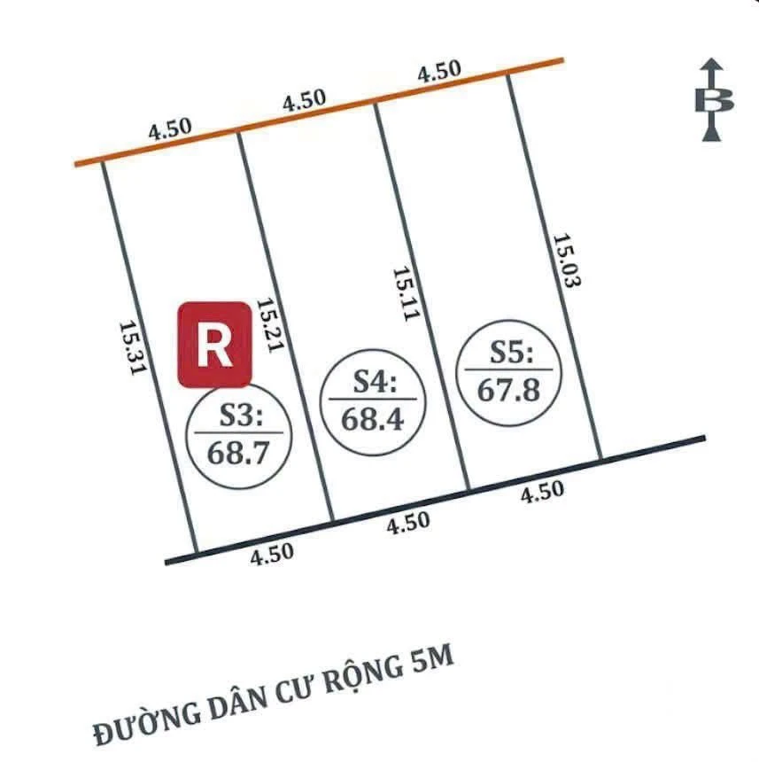 Bán đất Nam Liên Nghi Liên 68m² gần Sân bay Vinh 1 tỷ - Ảnh thu nhỏ 3