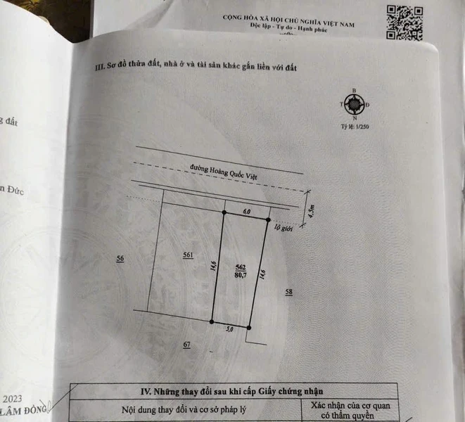 Bán lô đất Trần Quốc Việt, Đức Trọng, 87m², 2 tỷ
