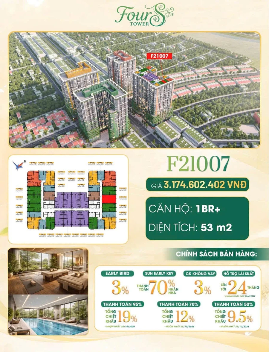 Bán căn hộ 1PN 53m2 giá 2,6 tỷ Đà Nẵng - Ảnh 1
