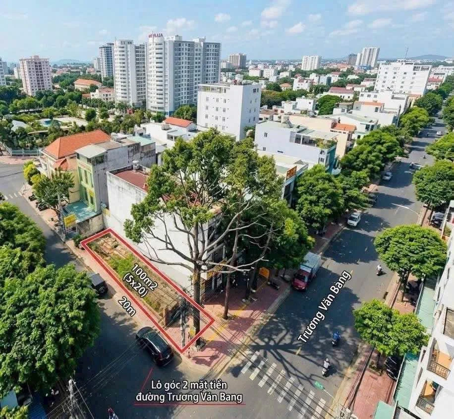 Bán đất 2 mặt tiền 100m2 Trương Văn Bang Vũng Tàu 14 tỷ - Ảnh 1
